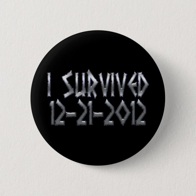 Badge Rond 5 Cm Survécu 2012 (Devant)