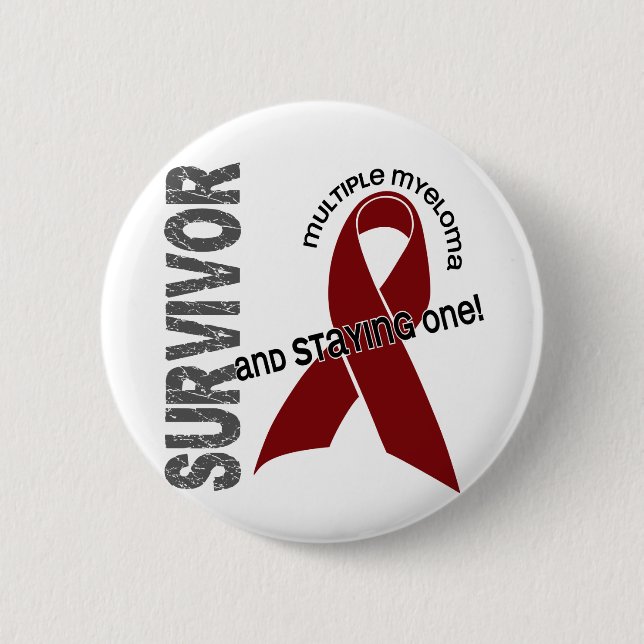 Badge Rond 5 Cm Survivant de myélome multiple (Devant)