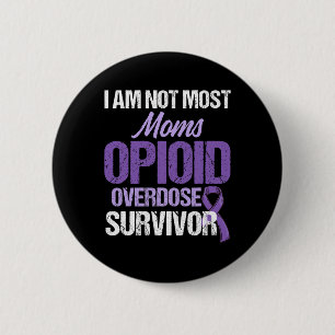 Badge Rond 5 Cm Survivant du guerrier de sensibilisation à la surd