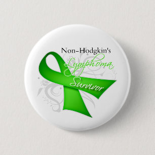 Badge Rond 5 Cm Survivant - lymphome non Hodgkinien