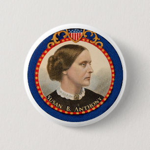 Badge Rond 5 Cm Susan B. Anthony
