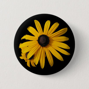 Badge Rond 5 Cm Susans Noir-eyed