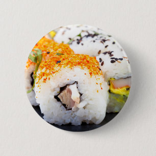 Badge Rond 5 Cm Sushi