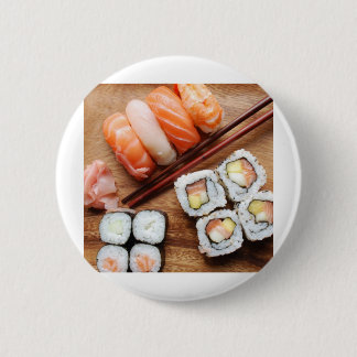 Badge Rond 5 Cm Sushi