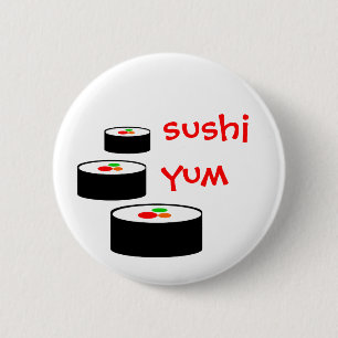 Badge Rond 5 Cm Sushi Yum