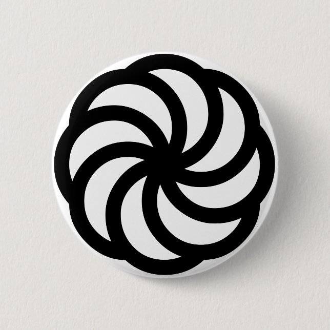 Badge Rond 5 Cm Symbole arménien d'éternité (Devant)