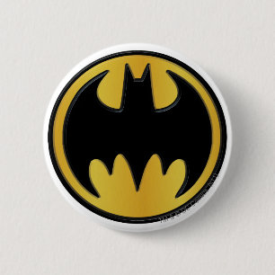 Badge Rond 5 Cm Symbole Batman Logo rond classique