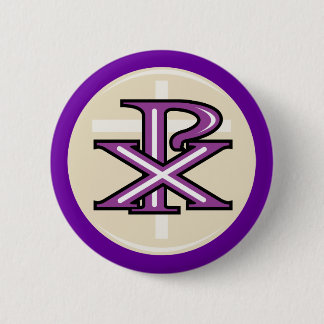Badge Rond 5 Cm Symbole chrétien