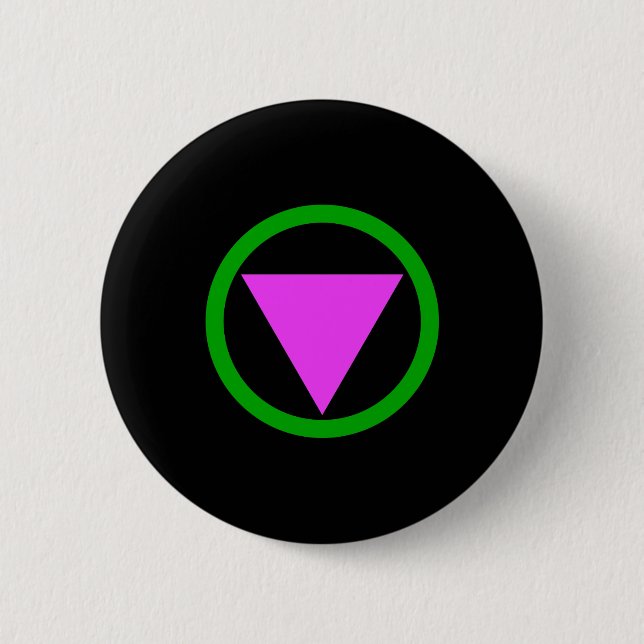 Badge Rond 5 Cm Symbole d'allié droit (Devant)