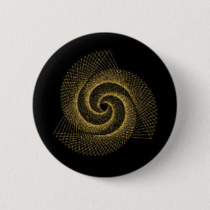 Badge Rond 5 Cm Symbole de géométrie sacrée