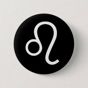 Badge Rond 5 Cm Symbole de Lion