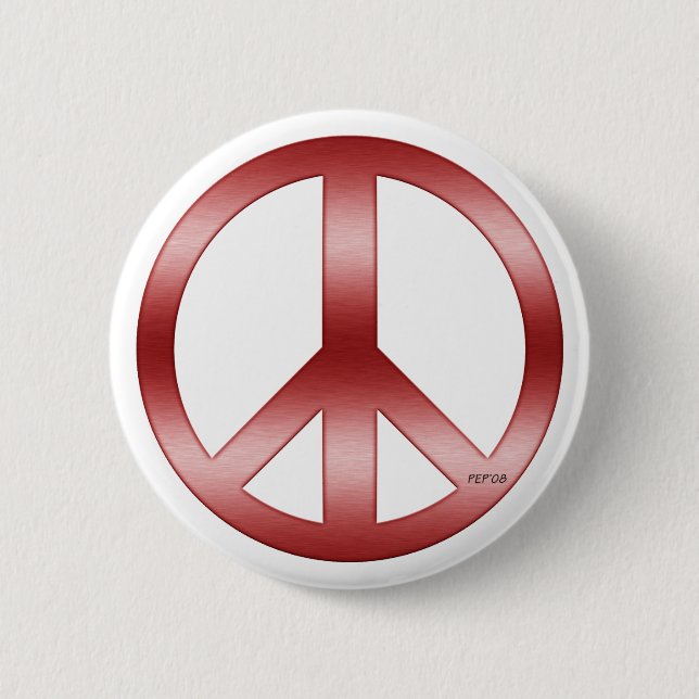 Badge Rond 5 Cm Symbole de paix (Devant)