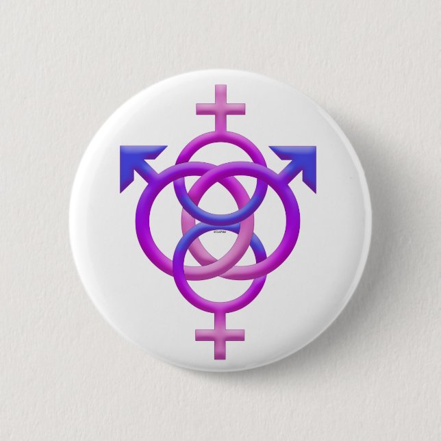 BADGE ROND 5 CM SYMBOLE DE PARTOUZEURS DE BI (Devant)