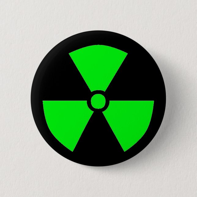 BADGE ROND 5 CM SYMBOLE DE RAYONNEMENT (Devant)