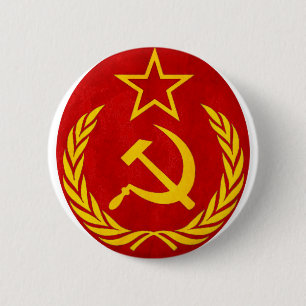 Badge Rond 5 Cm symbole de Russe de communisme