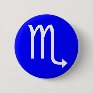 Badge Rond 5 Cm SYMBOLE DE Scorpion