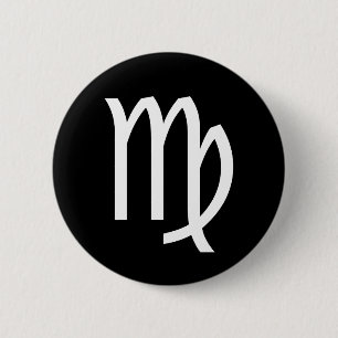 Badge Rond 5 Cm Symbole de Vierge