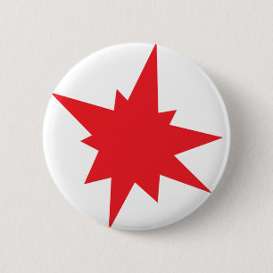 Badge Rond 5 Cm Symbole d'explosion