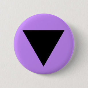 Badge Rond 5 Cm Symbole lesbien Pinback d'Afro-américain