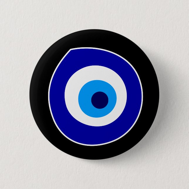 Badge Rond 5 Cm Symbole oeil malin (Devant)