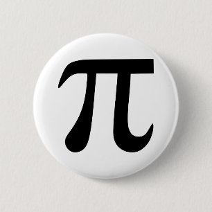 Badge Rond 5 Cm Symbole Pi
