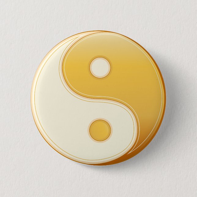 Badge Rond 5 Cm Symbole taoïsme (Devant)