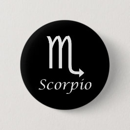 Badge Rond 5 Cm SYMBOLE Zodiaque 'Scorpio'