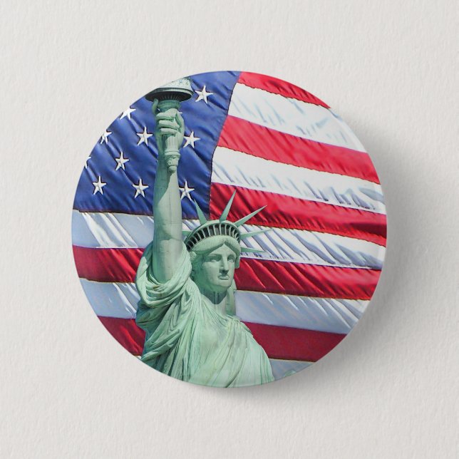 Badge Rond 5 Cm Symboles de liberté (Devant)