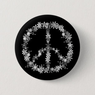 Badge Rond 5 Cm Sympathie de la paix