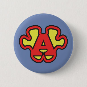 Badge Rond 5 Cm syndrome d'aspergers SuperASPIE voyait mon super-p