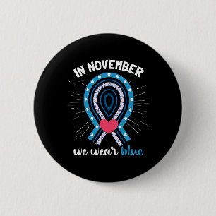 Badge Rond 5 Cm T1d Sensibilisation au diabète