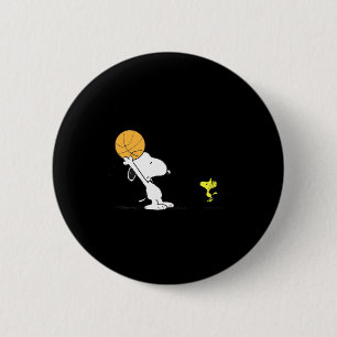 Badge Rond 5 Cm T-shirt de basket Peanuts