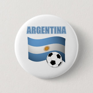 Badge Rond 5 Cm T-shirt de coupe du monde d'Argenitna