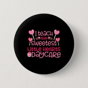 Badge Rond 5 Cm T Shirt de la Saint-Valentin pour Enseignant Cadea