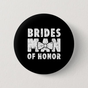 Badge Rond 5 Cm T-shirt de mariage du témoin de la mariée Bachelor