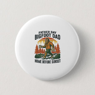 Badge Rond 5 Cm T-shirt de Papa Bigfoot pour la Fête des Pères L'H