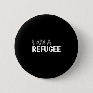 Badge Rond 5 Cm T-shirt de réfugié, femmes