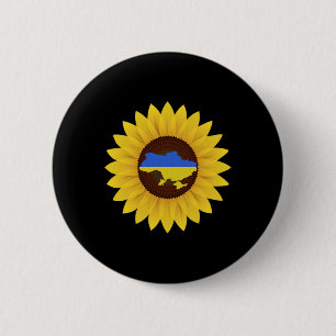 Badge Rond 5 Cm T-shirt de soutien à l'Ukraine