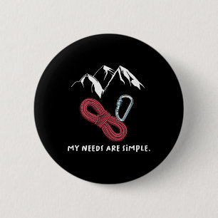 Badge Rond 5 Cm T-shirt de sport cadeau Awesome Rock Climbing Rock