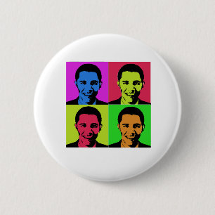 Badge Rond 5 Cm T-shirt d'Obama