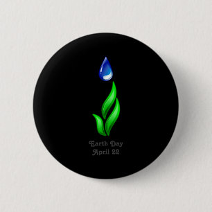 Badge Rond 5 Cm T Shirt Jour de la Terre 