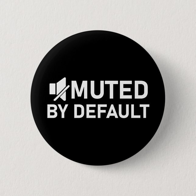 Badge Rond 5 Cm T-shirt minimaliste par défaut - Audio V2 (Devant)