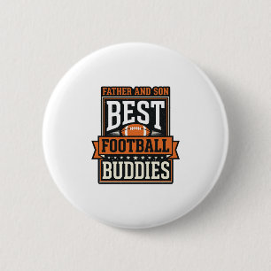 Badge Rond 5 Cm T-shirt vintage Copains de football père et fils D