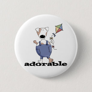 Badge Rond 5 Cm T-shirts et cadeaux adorables de chien