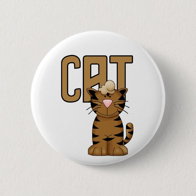 Badge Rond 5 Cm T-shirts et cadeaux de chat (Devant)
