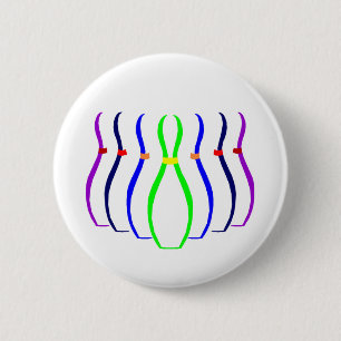 Badge Rond 5 Cm T-shirts et cadeaux de goupilles de bowling