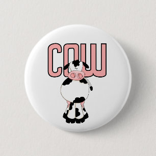 Badge Rond 5 Cm T-shirts et cadeaux de vache