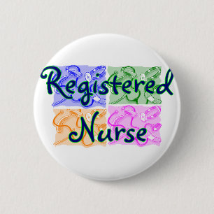 Badge Rond 5 Cm T-shirts et cadeaux d'infirmier autorisé--Article