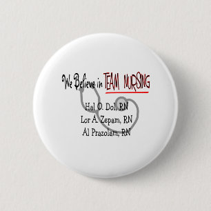 Badge Rond 5 Cm T-shirts et cadeaux hilares d'infirmière