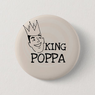 Badge Rond 5 Cm T-shirts et cadeaux King Poppa